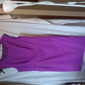 Bright lavender dress!